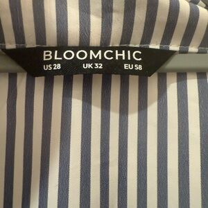 BloomChic Navy and White Striped Top